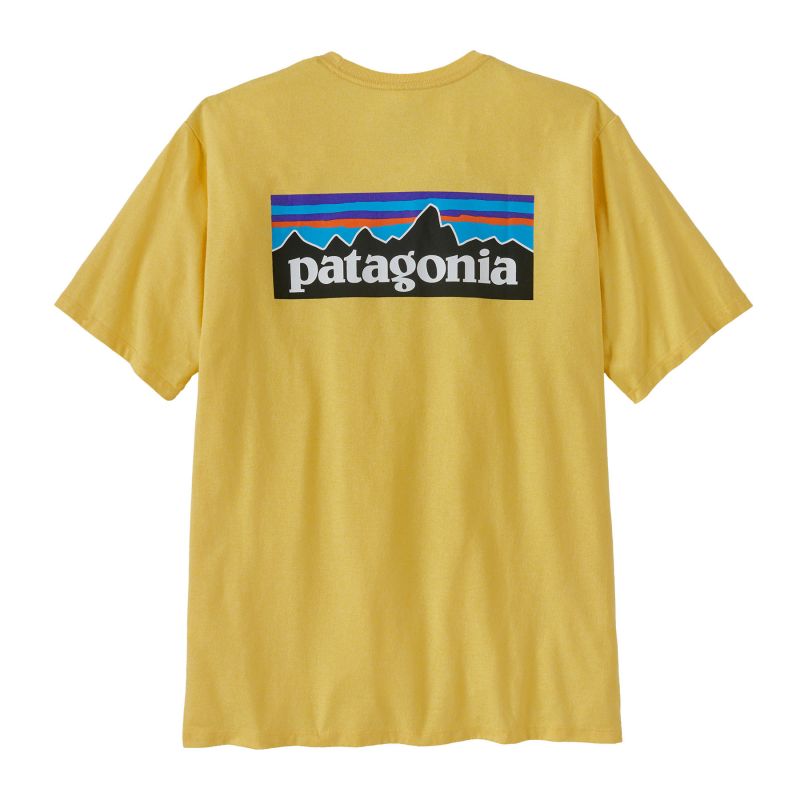 Camiseta de manga corta Patagonia P-6 Logo Responsibili-Tee Milled Yellow