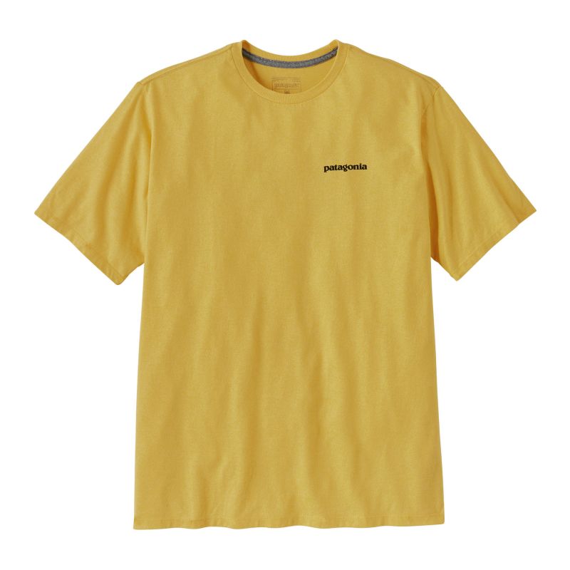 Camiseta de manga corta Patagonia P-6 Logo Responsibili-Tee Milled Yellow