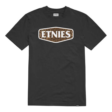 Camiseta de manga corta Etnies Dystopia Fill Tee Black Brown