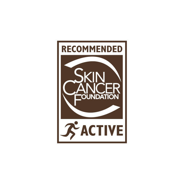 Sello de certificación "Skin Cancer Foundation Active"