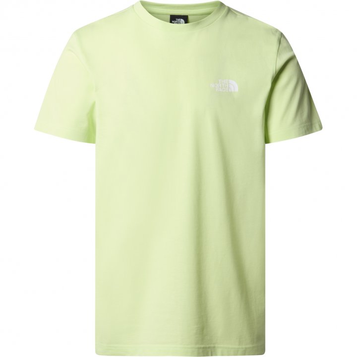 Camiseta de manga corta para hombre The North Face Simple Dome Tee Astro Lime