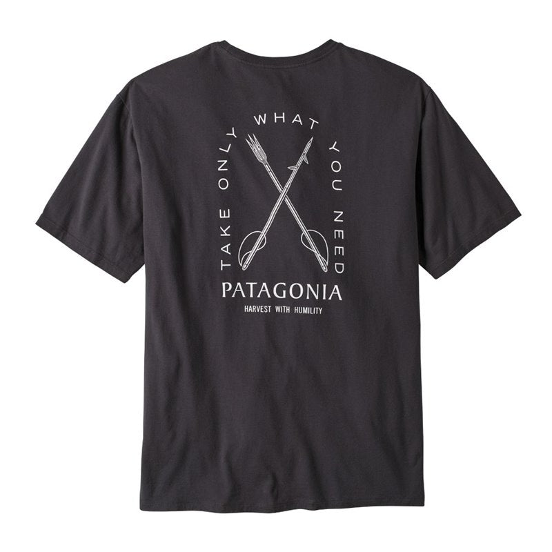 Camiseta Patagonia CTA Orgánica - Humble Harvest Ink Black