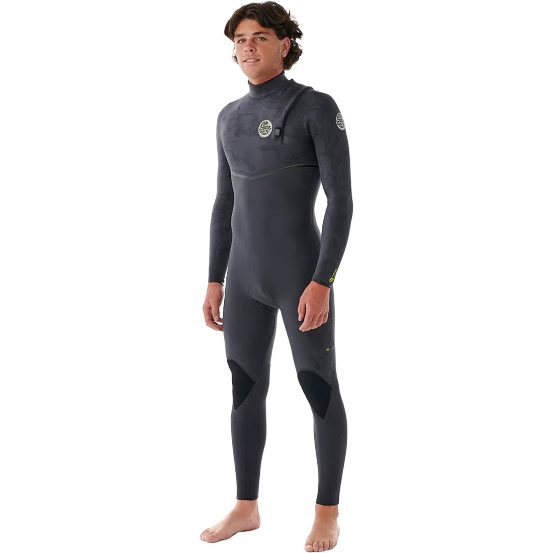 Neopreno Rip Curl E-Bomb 3/2 Zip-Free E7 Charcoal 2024 Gabriel Medina Limited Edition