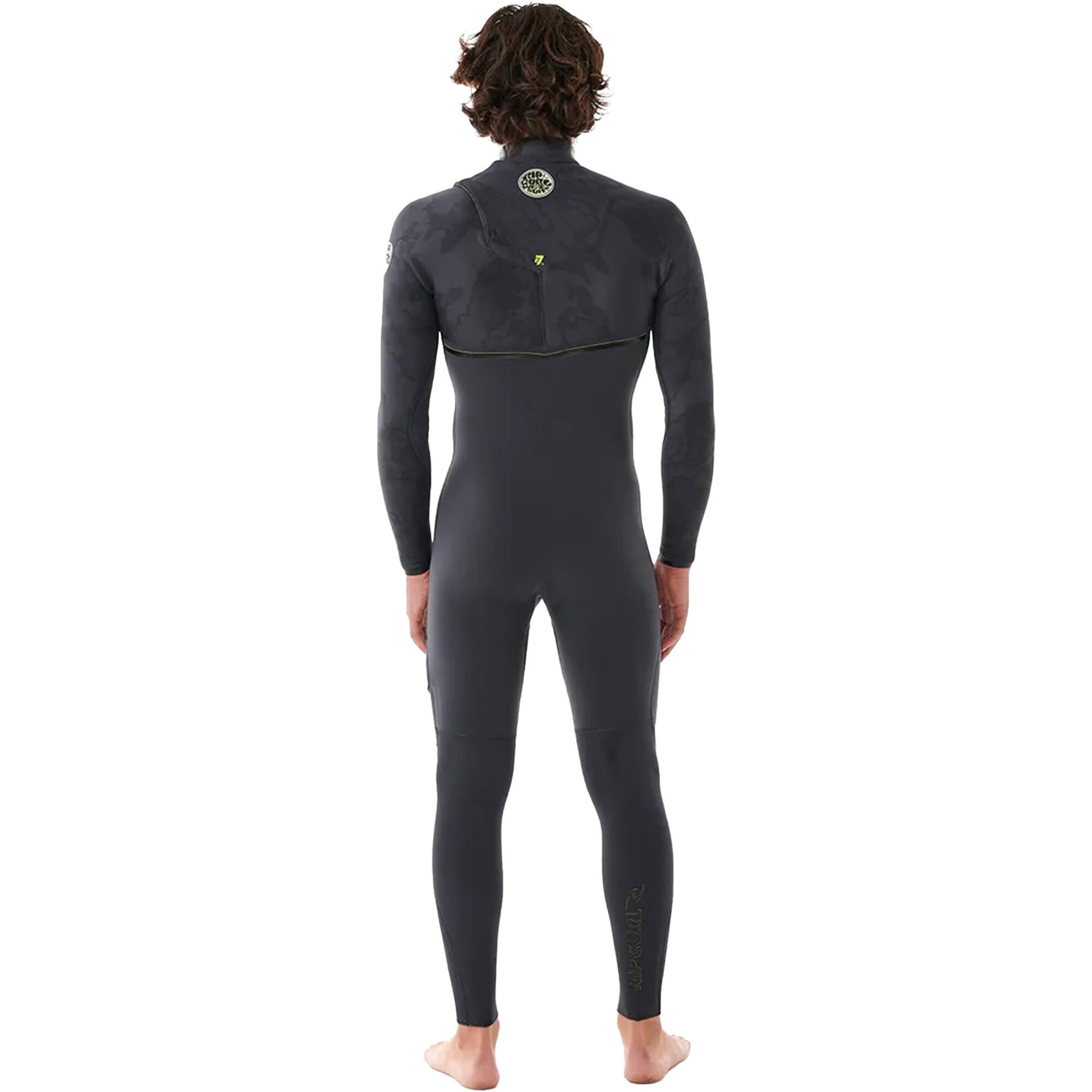 Neopreno Rip Curl E-Bomb 3/2 Zip-Free E7 Charcoal 2024 Gabriel Medina Limited Edition posterior