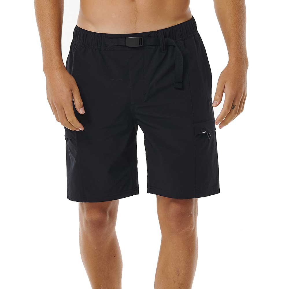 Pantalón Corto Híbrido Rip Curl Boardwalk Buckled Cargo en color Negro