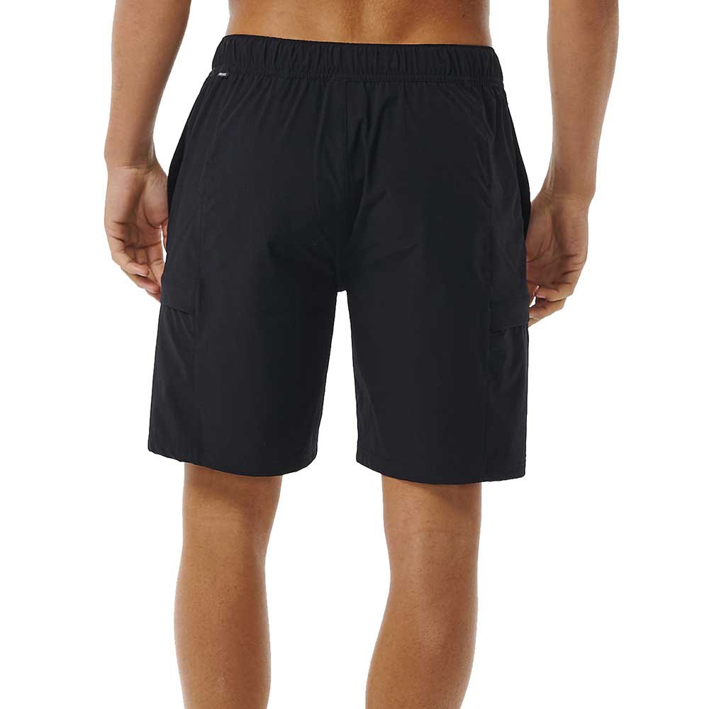 Pantalón Corto Híbrido Rip Curl Boardwalk Buckled Cargo en color Negro