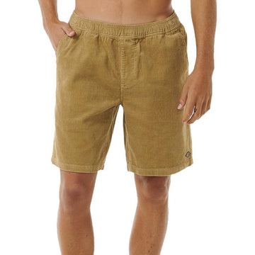 RIP CURL PANTALON CORTO DE PANA CLASSIC SURF CORD DARK KHAKI