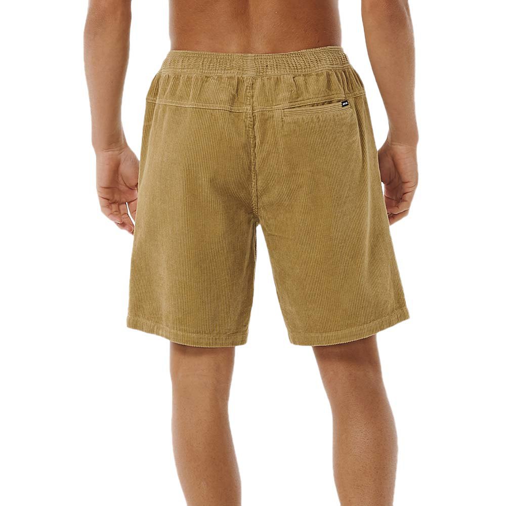 RIP CURL PANTALON CORTO DE PANA CLASSIC SURF CORD DARK KHAKI