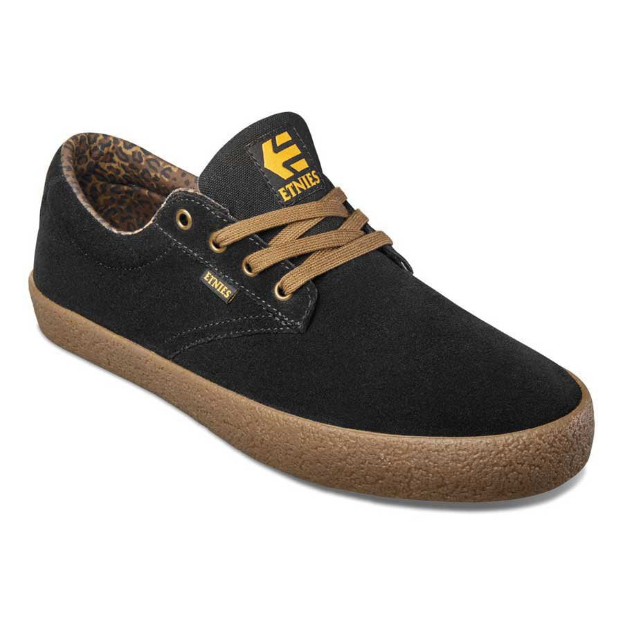 ETNIES JAMESON VULC X DYSTOPIA X CJ NELSON BLACK/GUM | ZAPATILLAS VULCANIZADAS DE SKATE