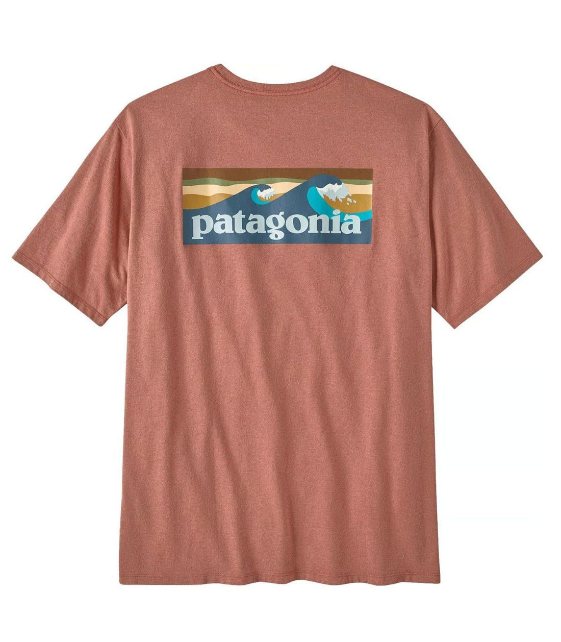 PATAGONIA BOARDSHORT LOGO POCKET RESPONSIBILI-TEE SIENNA CLAY