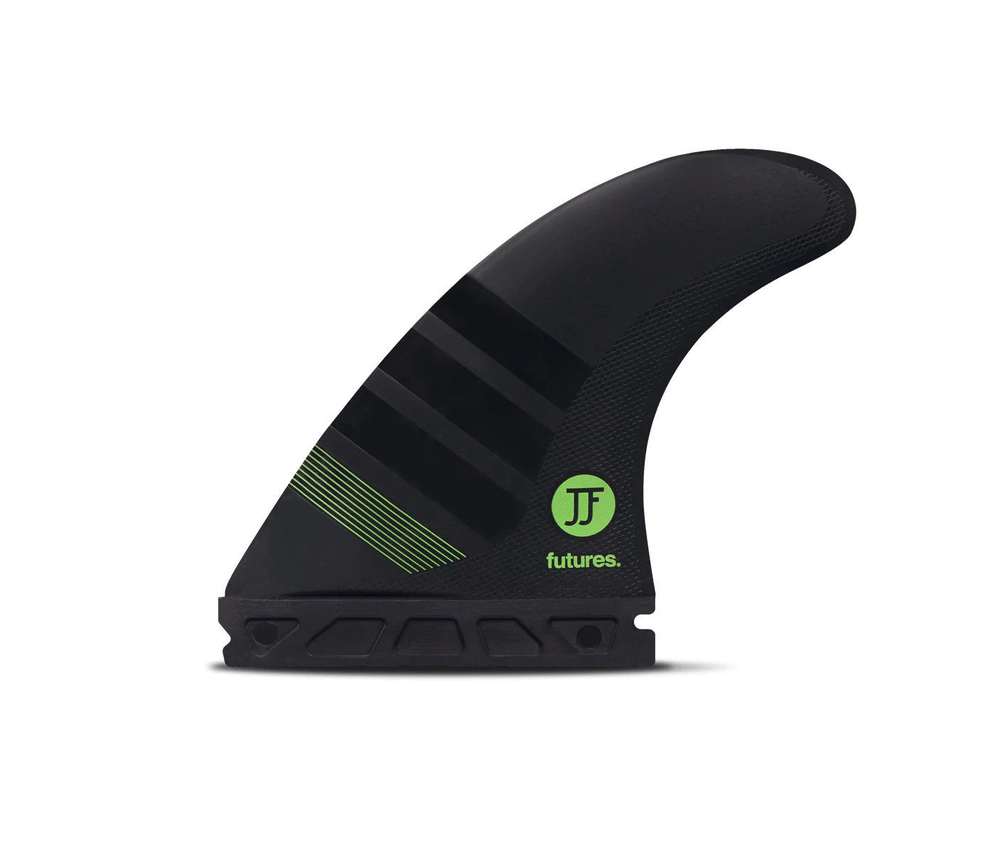 Quillas Futures Fins JJF Thruster Alpha Series Carbon/Green