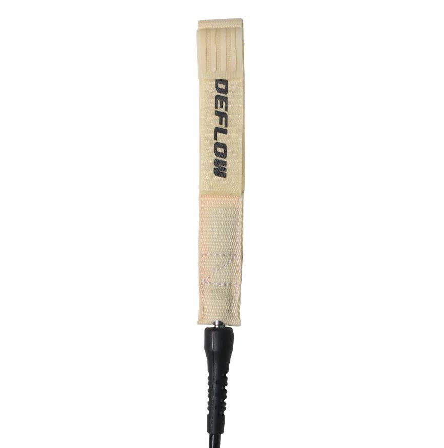 Puño del invento Deflow Leash 6' 6mm Alta Performance Cream