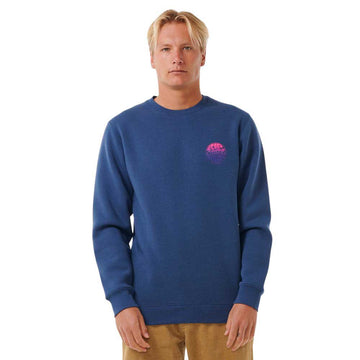 RIP CURL WETSUIT ICON CREW WASHED NAVY - SUDADERA