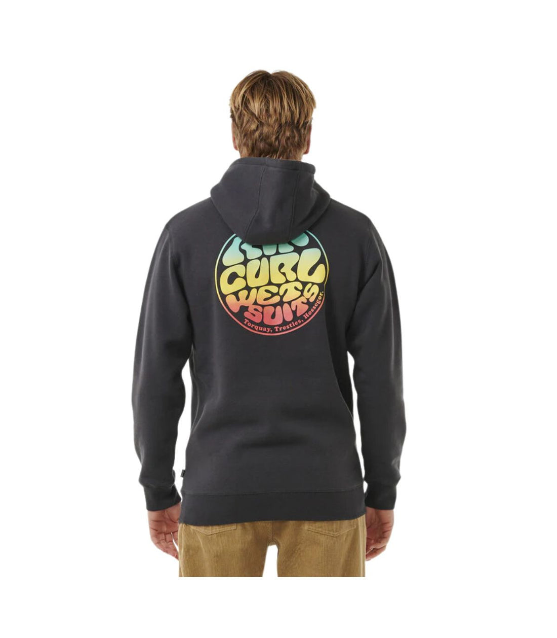 RIP CURL WETSUIT ICON HOOD WASHED BLACK - SUDADERA CON CAPUCHA