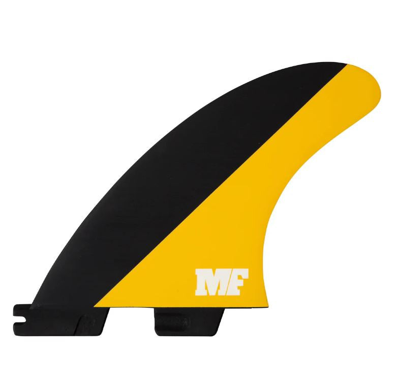 FCS II MF PC TRI-SET L BLACK/MANGO | JUEGO DE QUILLAS TRI-FIN TALLA L