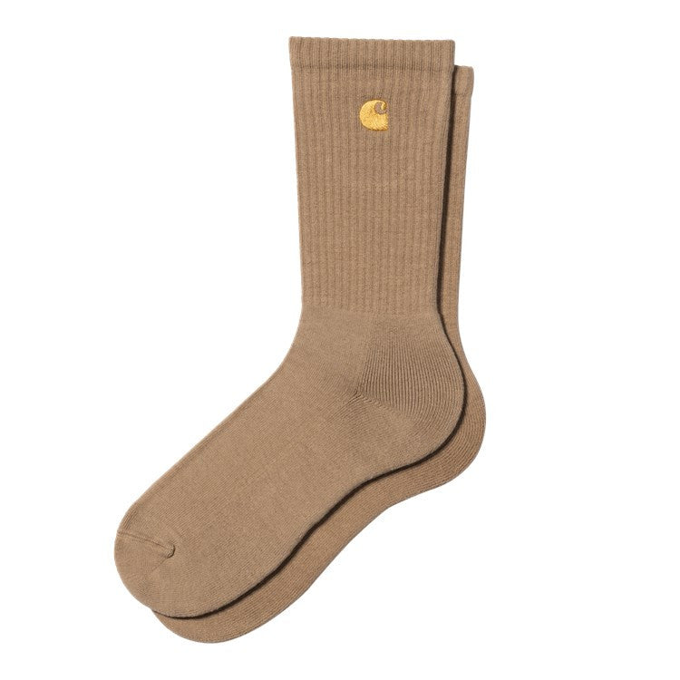 CARHARTT WIP CHASE SOCKS PEANUT / GOLD - CALCETINES