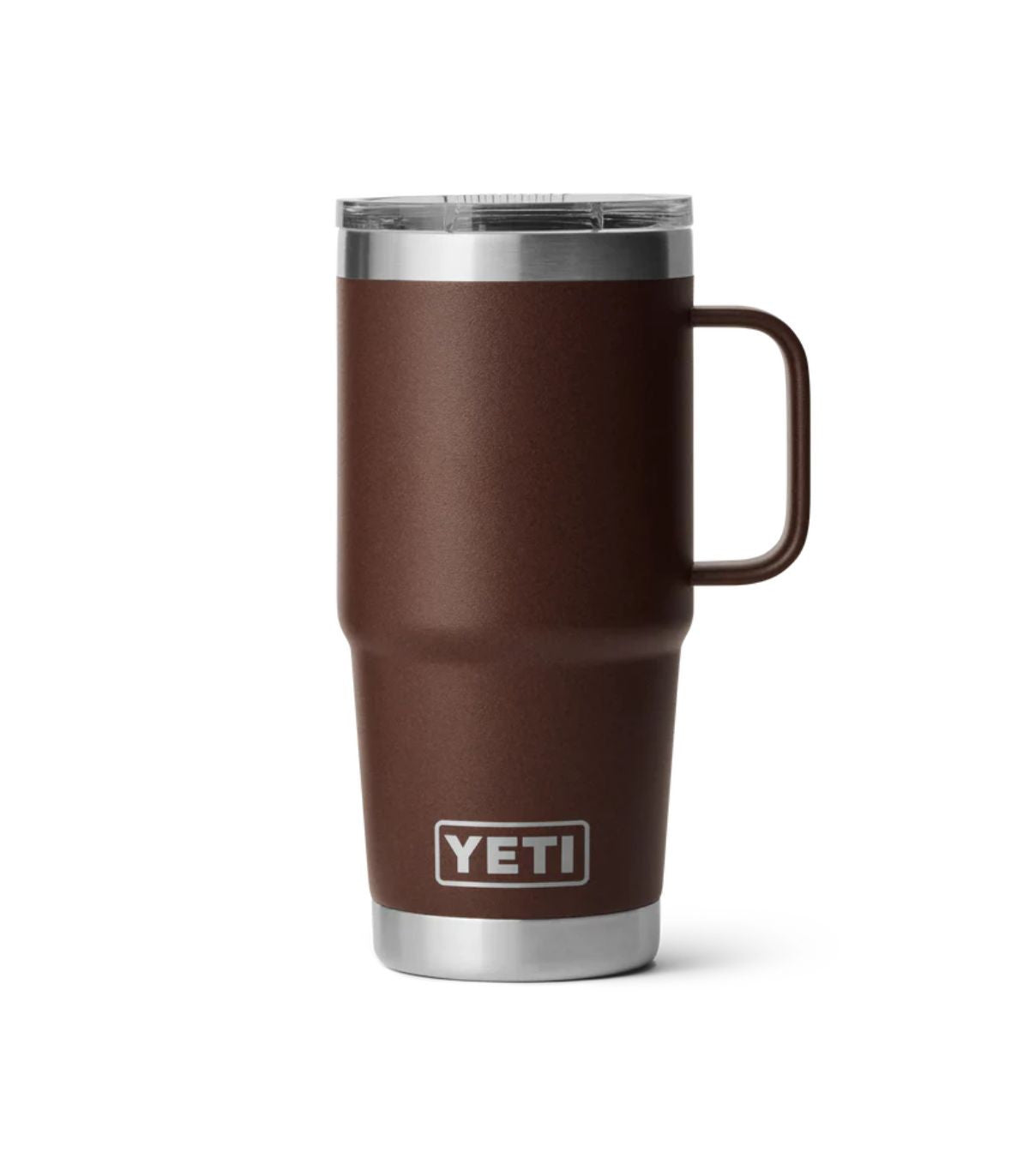 YETI RAMBLER 20 OZ (591 ML) TRAVEL MUG WETLANDS BROWN