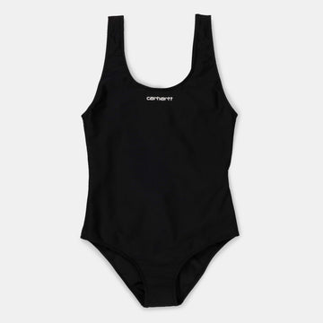 CARHARTT SCRIPT SWIMSUIT BLACK WHITE