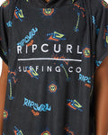 Logo de la Toalla Poncho con Capucha Rip Curl para Niños