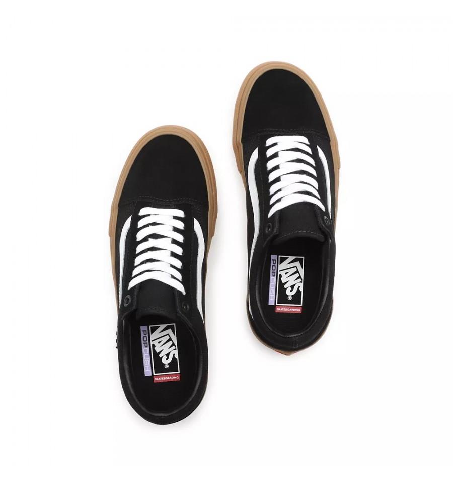 Zapatillas Vans Old Skool Skate Black Gum