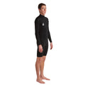 Traje de surf de neopreno de primavera Volcom Modulator 2/2 manga larga y pata corta Negro lateral