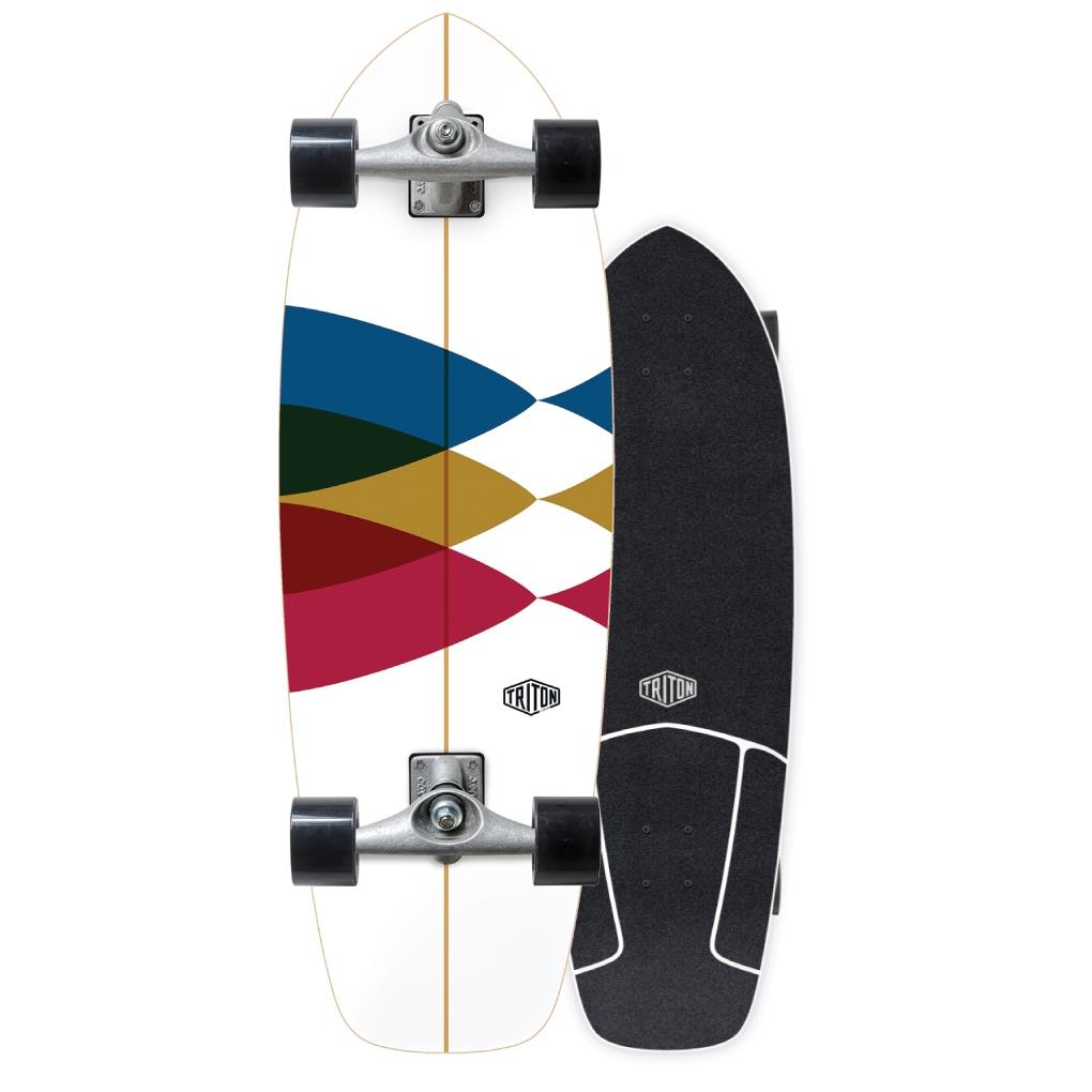 Surfskate compacto y ligero Carver Triton Spectral 30"