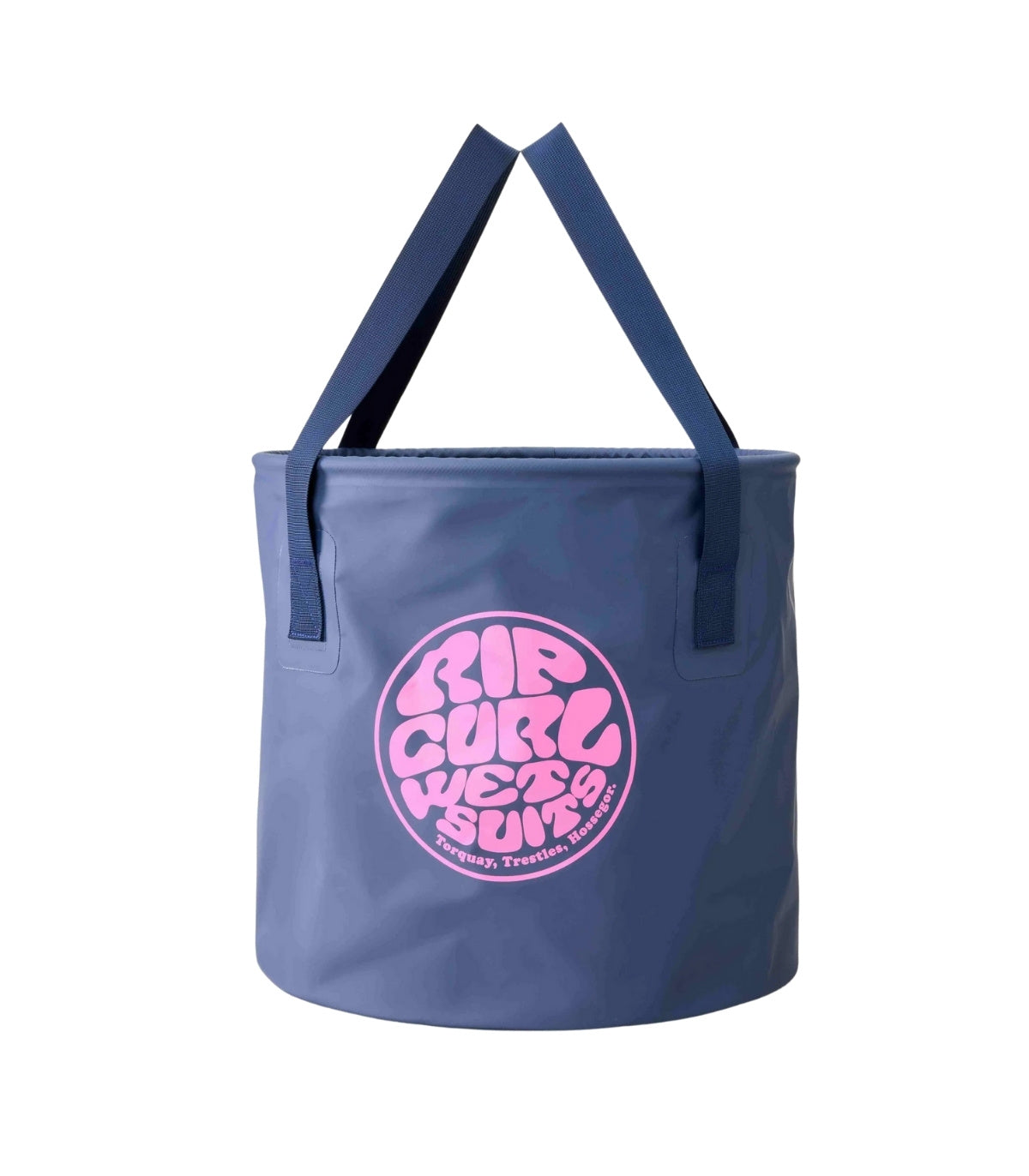 Cubo impermeable Rip Curl Steph Gilmore edicion limitada 50L Bucket en color negro con asas de transporte reforzadas y logotipo frontal, ideal para transportar material de surf.