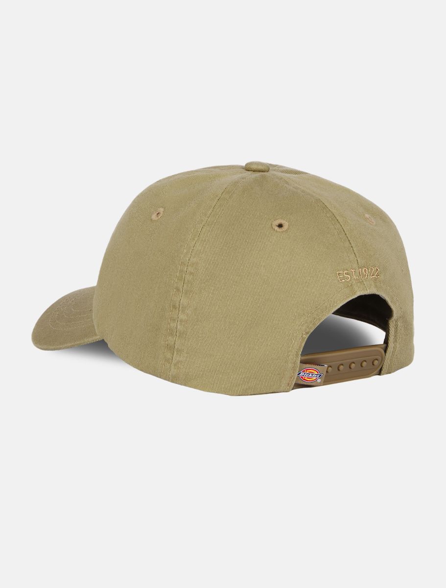 Etiqueta frontal bordada de la Gorra Dickies Hardwick Imperial Green