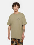 Camiseta de Manga Corta Casual Dickies Panther Tee SS verde militar frontal