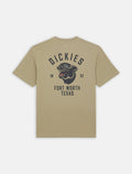 Camiseta de Manga Corta Casual Dickies Panther Tee SS verde militar expuesta espalda