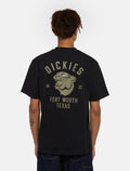 Camiseta de Manga Corta Casual Dickies Panther Tee SS negra