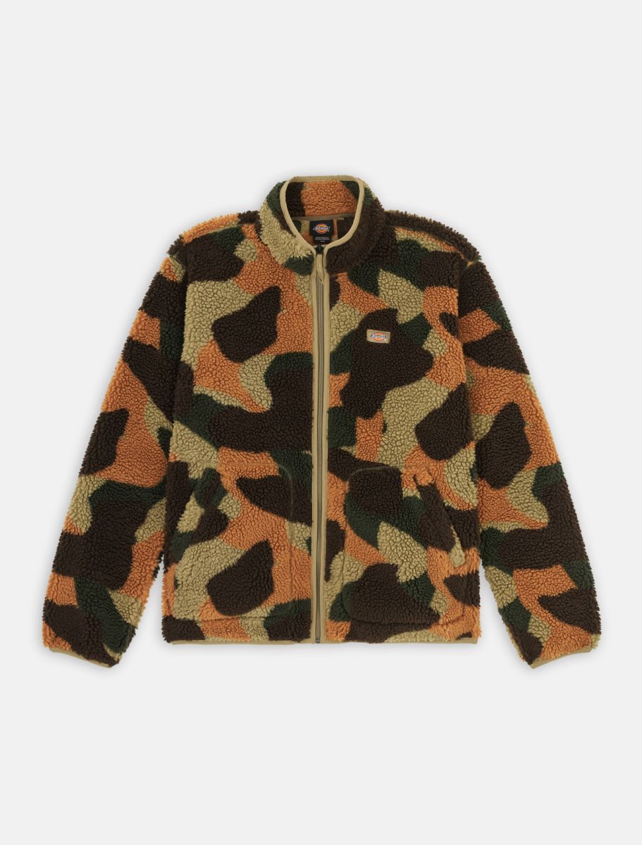 Chaqueta Camuflaje Dickies Mount Hope Camo Imperial Green expuesta