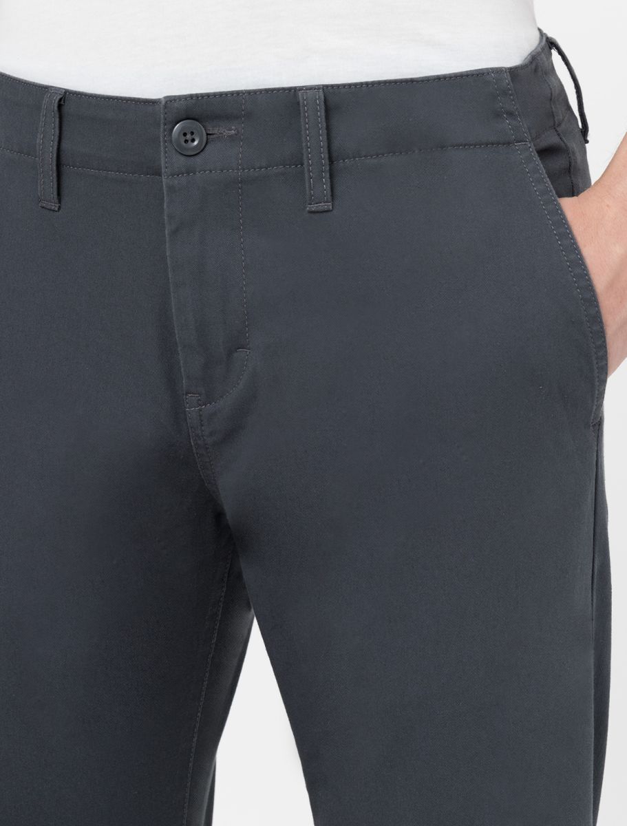 Bolsillo frontal de los Pantalones de Trabajo Resistentes Dickies Kerman Gris Carbón