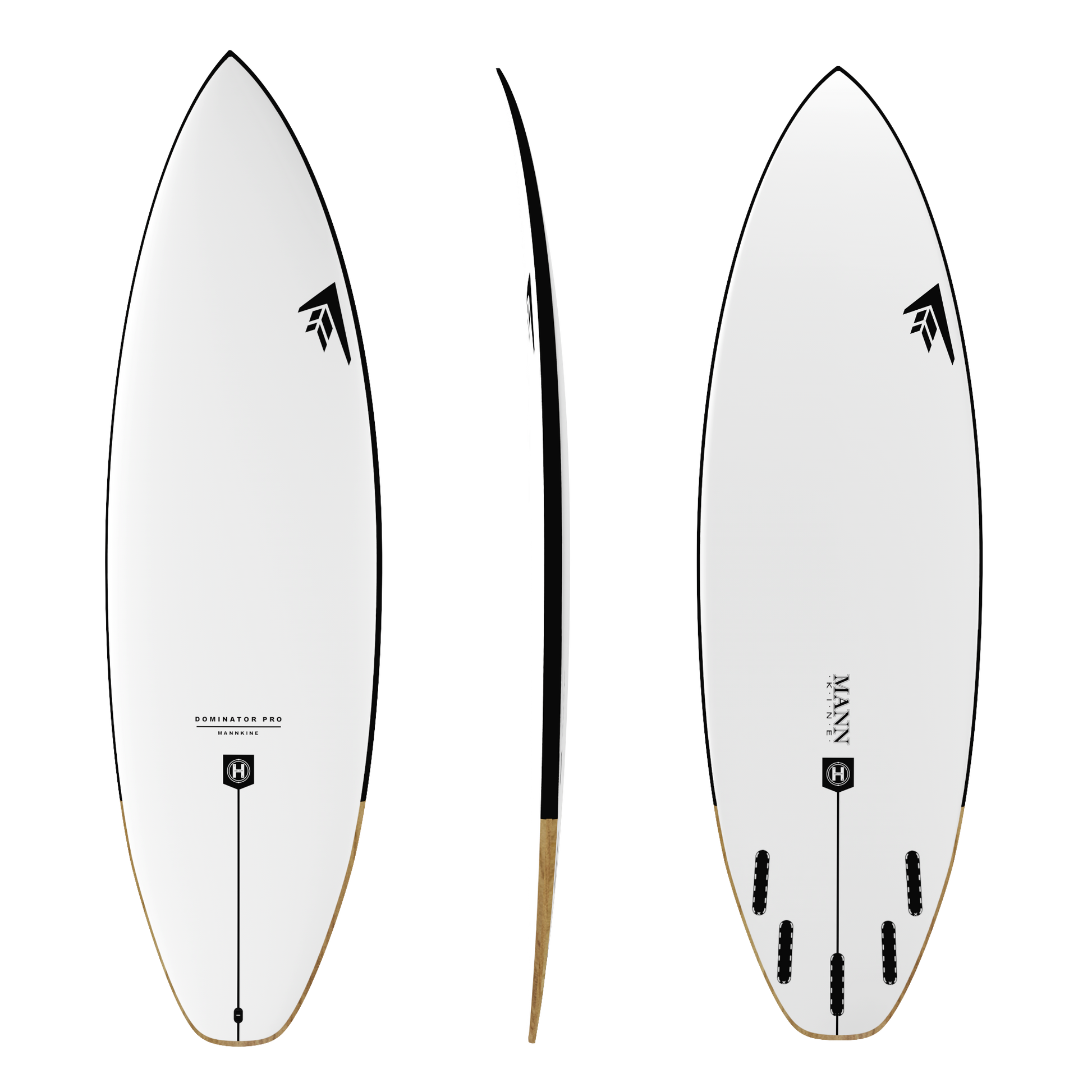 vista 3 partes tabla de surf firewire dominator pro
