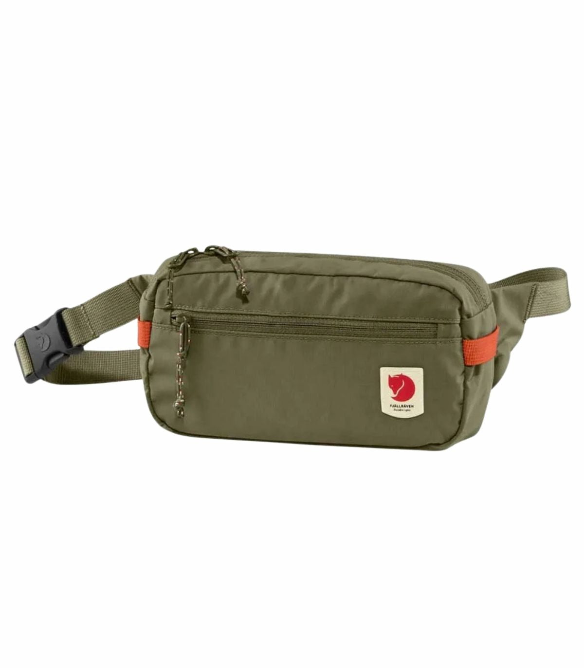 High coast hip pack 620 green front riñonera fjall raven 