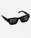 Gafas de sol Warmouth Radical Roots color negro mate con lentes negras – vista lateral.