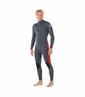 RIP CURL DAWN PATROL PRO 4/3MM 2026 NEOPRENO ESTILO RETRO GRIS Y ROJO