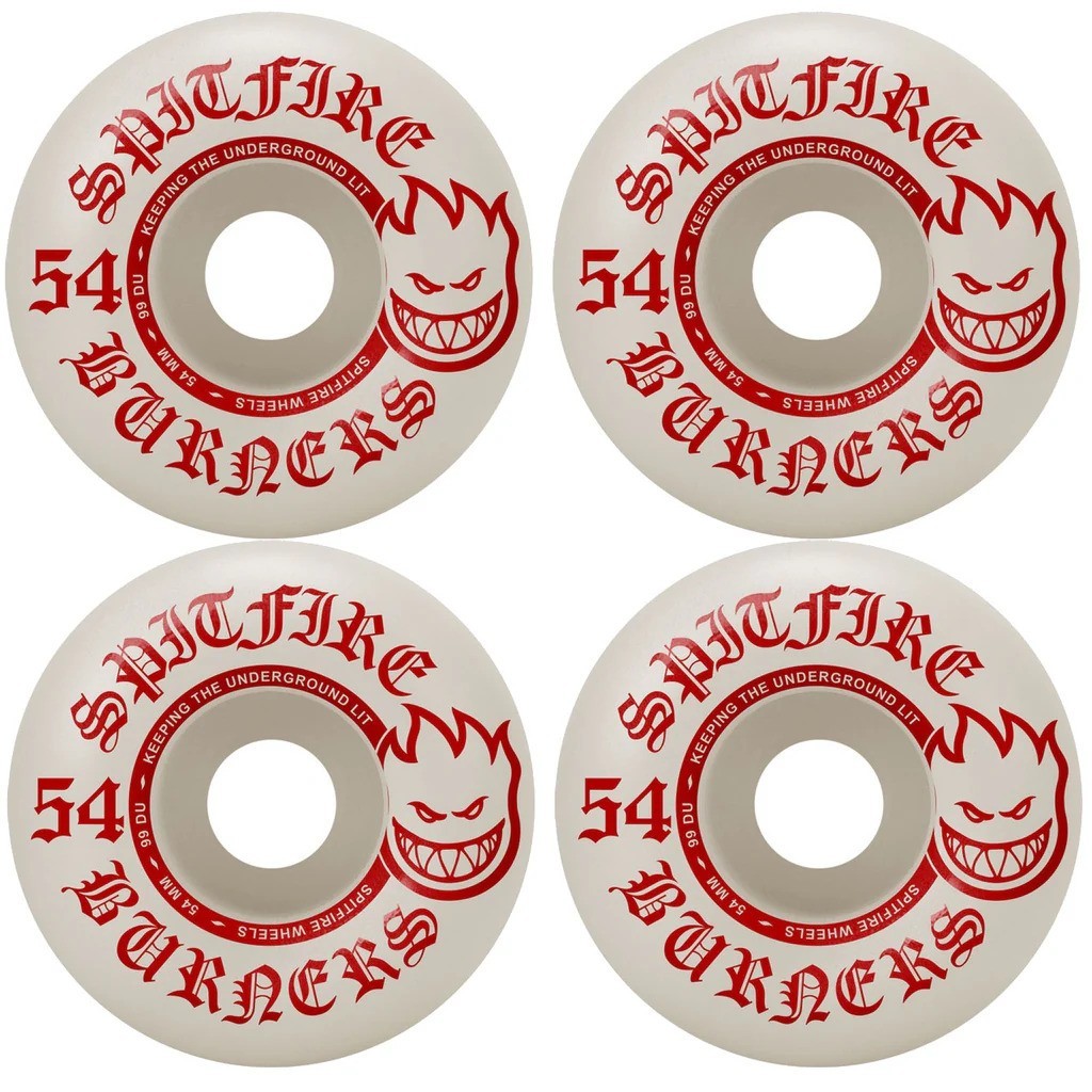 Ruedas Skate Spitfire burners red