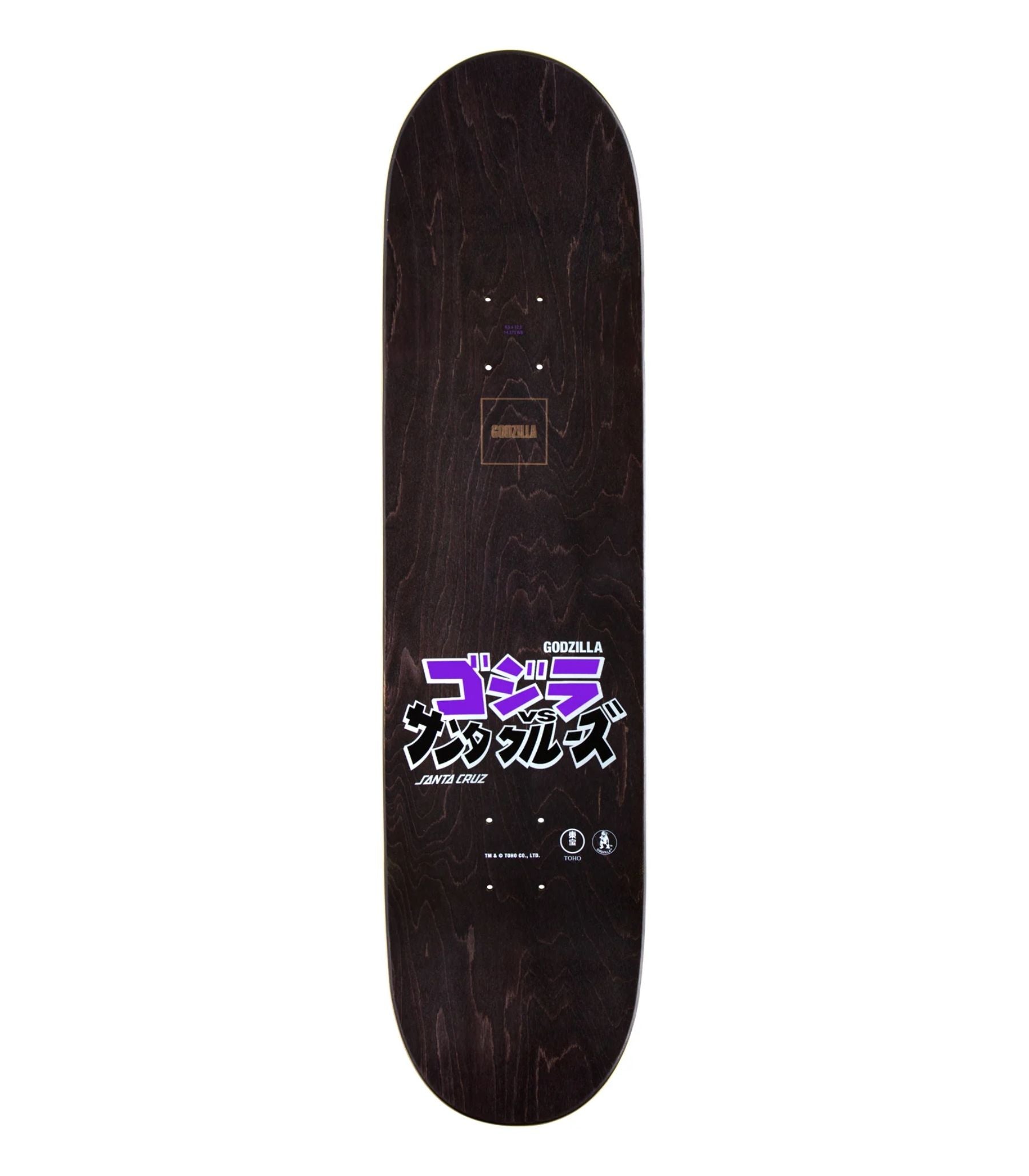 TABLA SKATE SANTA CRUZ GODZILLA KNOX FIREPIT 8.5