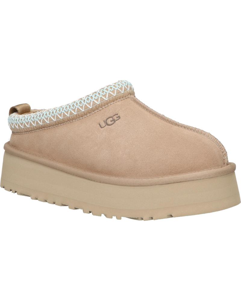 UGG TAZZ | ZUECOS DE ANTE CON PLATAFORMA Y FORRO UGGPLUSH™