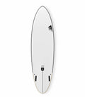 Bottom de la tabla de surf midlength de firewire TJ Twinzer 