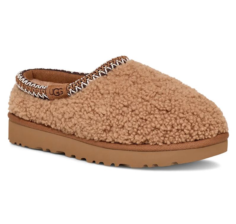 Pantuflas Ugg Tasmann Maxi Curly color Chestnut