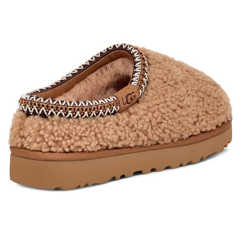 UGG TASMANN MAXY CURLY CHESTNUT  - PANTUFLAS MUJER