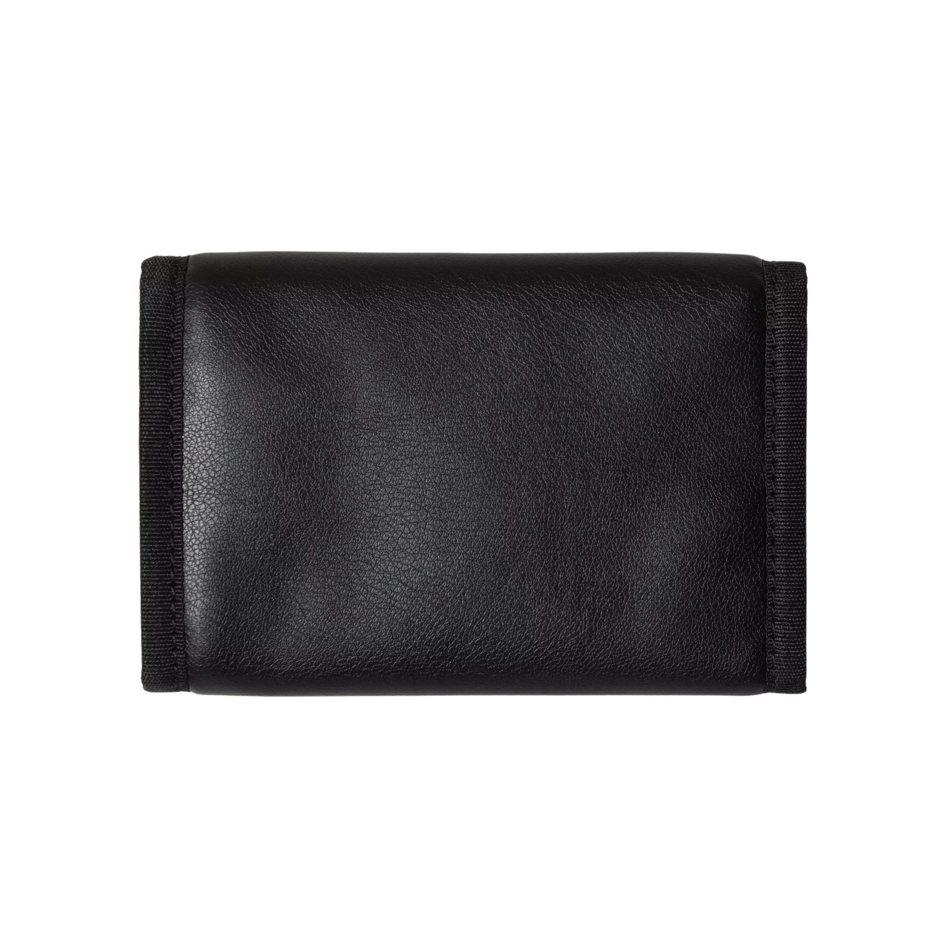 Cartera de piel Carhartt WIP Norwich Wallet negra posterior