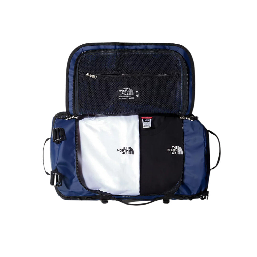 Mochila The North Face Base Camp Duffel - S Azul marino abierta