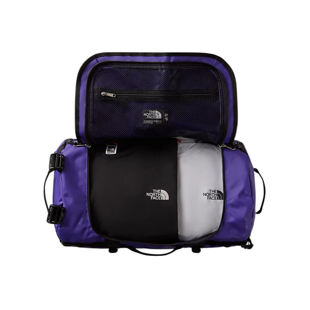 Mochila The North Face Base Camp Duffel - S Violeta abierta