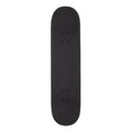 Lija Sushi negra con los cuatro grupos de agujeros para trucks vista desde arriba en el skate completo Birdhouse Hawk Falcon 4, tabla de 8.25 pulgadas y 7 capas de arce Hardrock