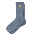 Calcetines Carhartt WIP Chase Socks Icesheet con el logo Carhartt en dorado