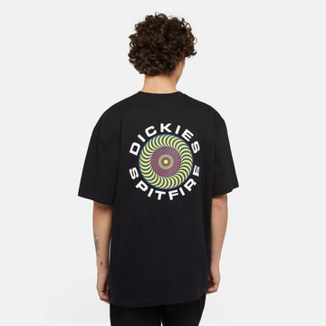 Camiseta Edición Limitada Dickies X Spitfire Tee Black 