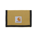 Cartera CARHARTT WIP Alec Wallet en color beige (Bourbon) con el logo bordado en el frente.